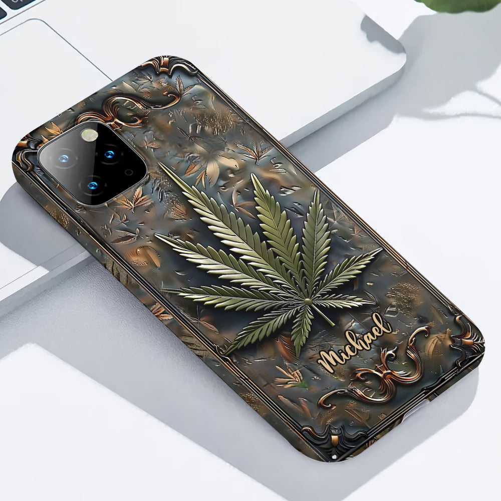 High Life - Personalized Weed Full Print Phone Case