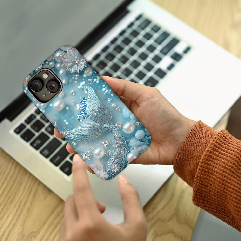 Salty Lil' Beach - Personalized Sea Lover Full Print Phone Case