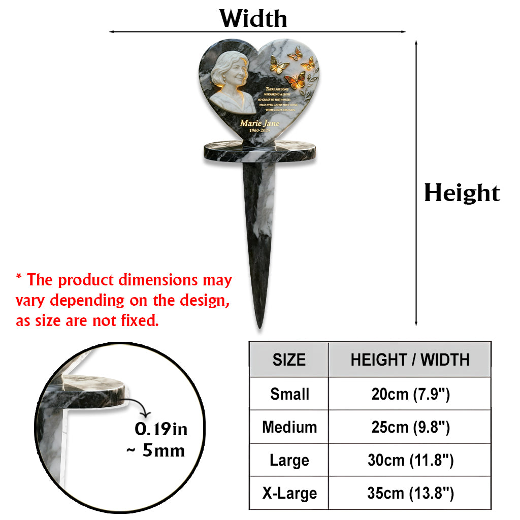 Wie man ohne dich lebt – Personalisierte Gedenk-Gartentafel aus Acryl / Acryl-Gedenktafel