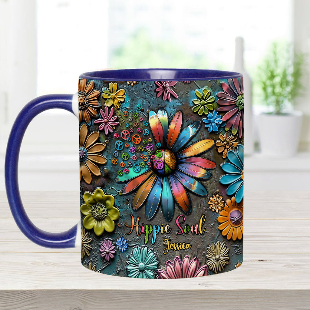 Hippie Soul - Personalized Hippie Accent Mug