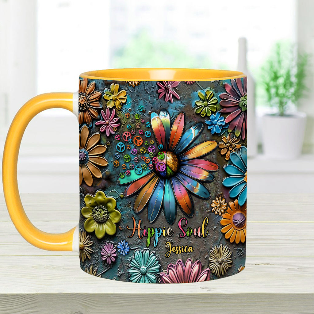 Hippie Soul - Personalized Hippie Accent Mug