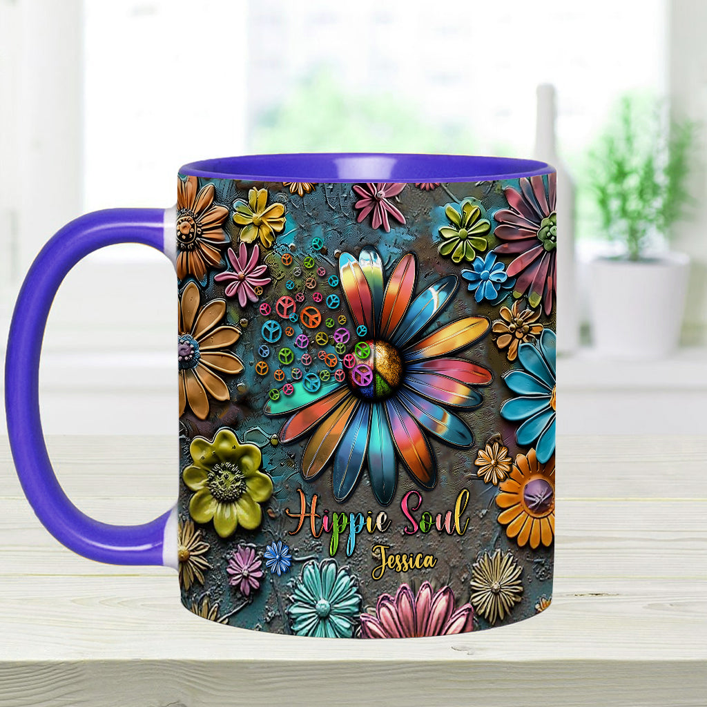 Hippie Soul - Personalized Hippie Accent Mug