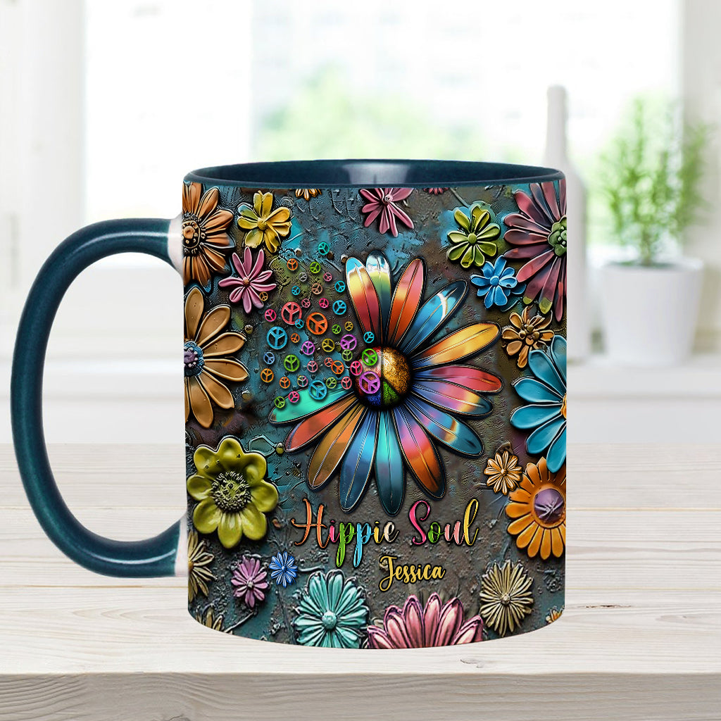 Hippie Soul - Personalized Hippie Accent Mug