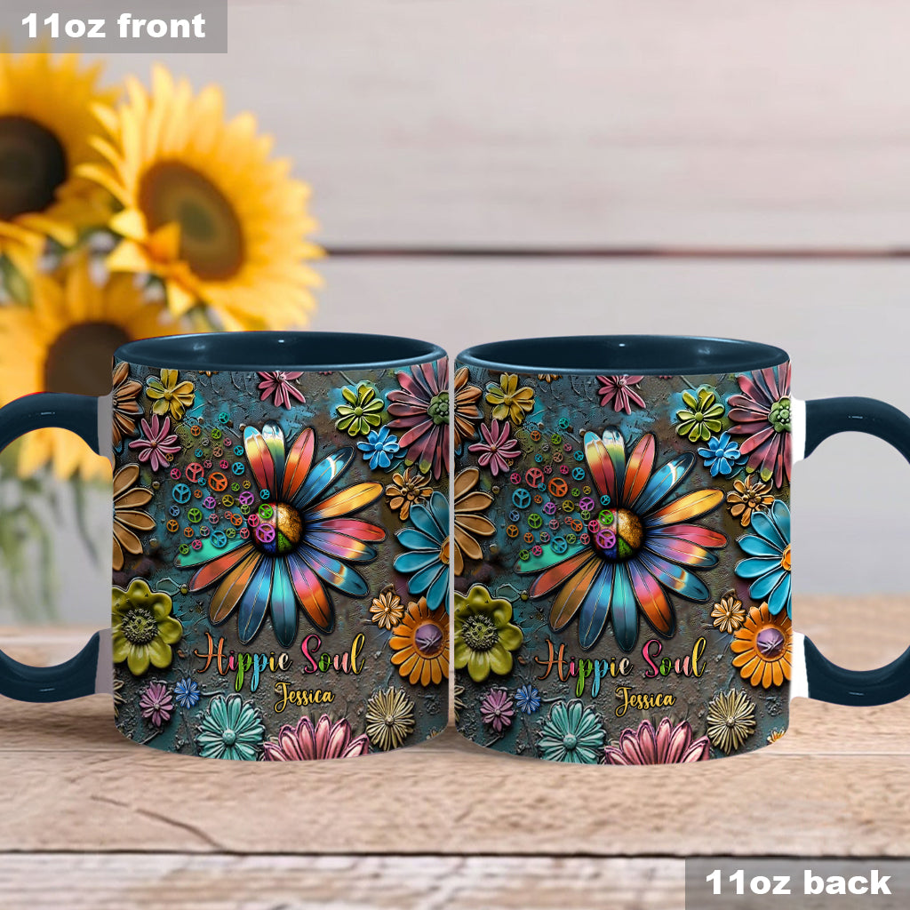 Hippie Soul - Personalized Hippie Accent Mug