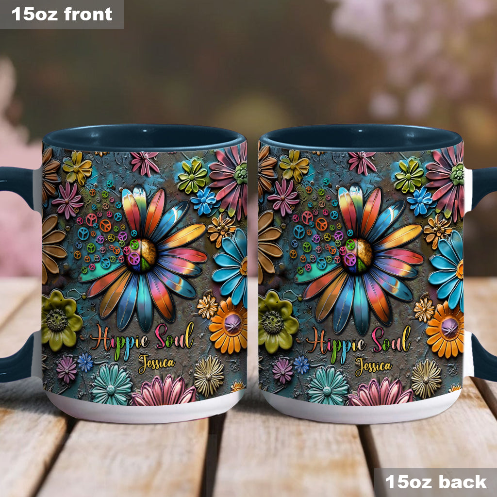Hippie Soul - Personalized Hippie Accent Mug