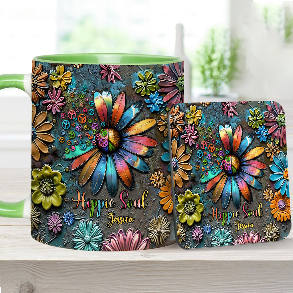 Hippie Soul - Personalized Hippie Accent Mug