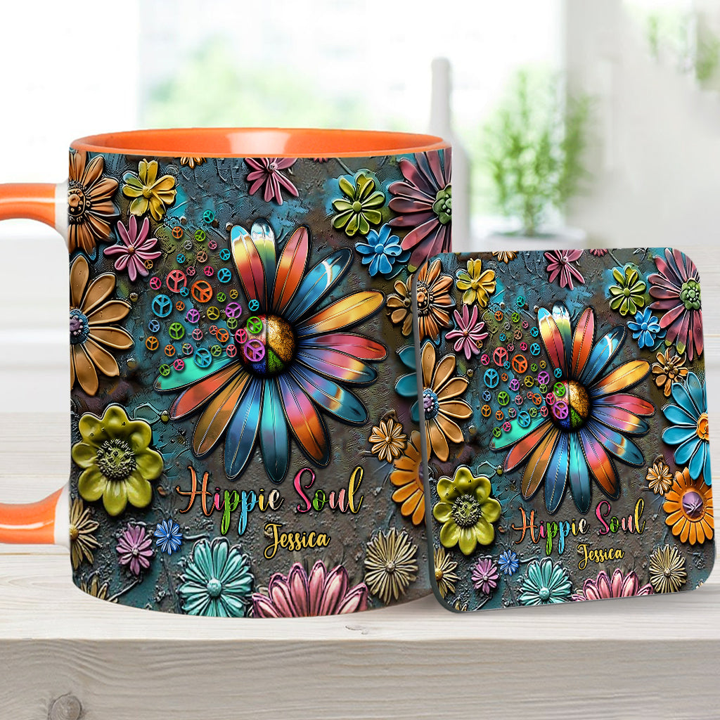 Hippie Soul - Personalized Hippie Accent Mug