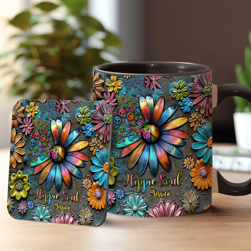 Hippie Soul - Personalized Hippie Accent Mug