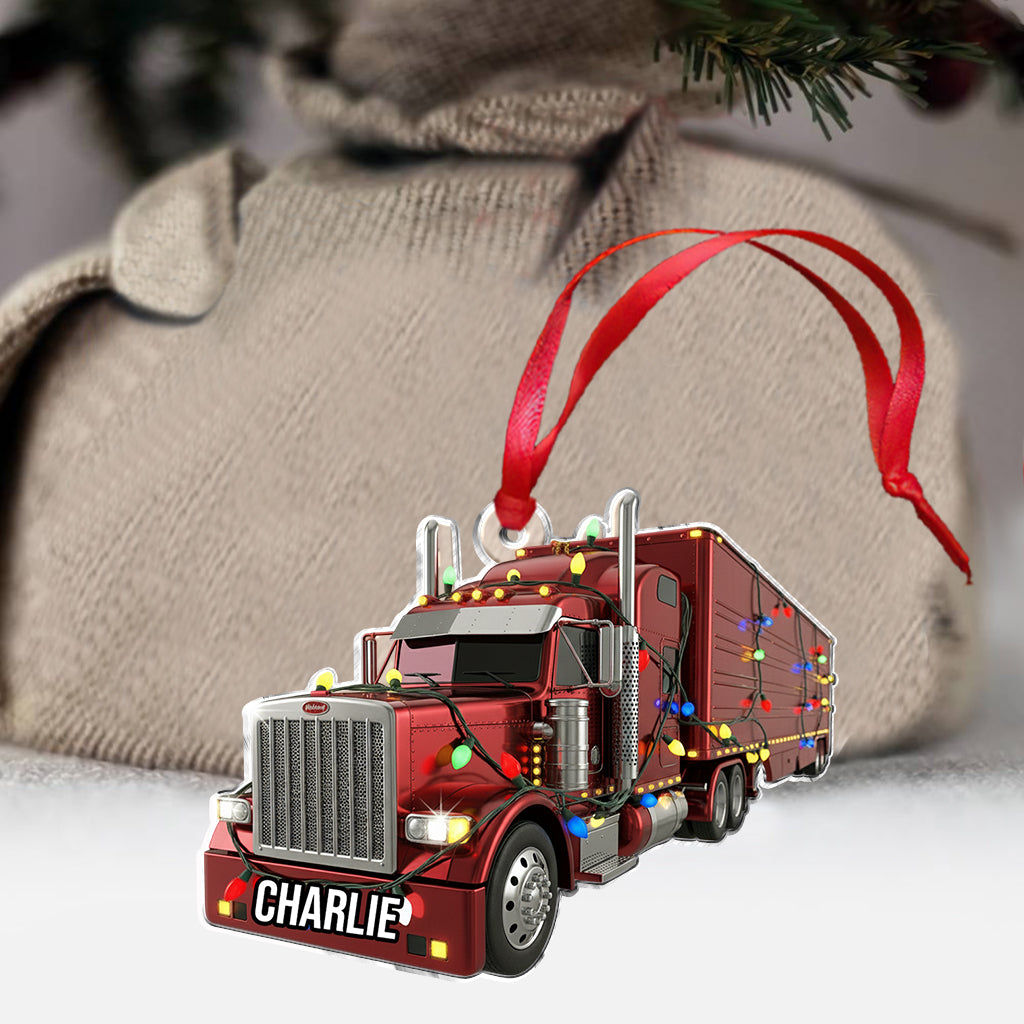 Truck Driver - Personalized Trucker Ornament