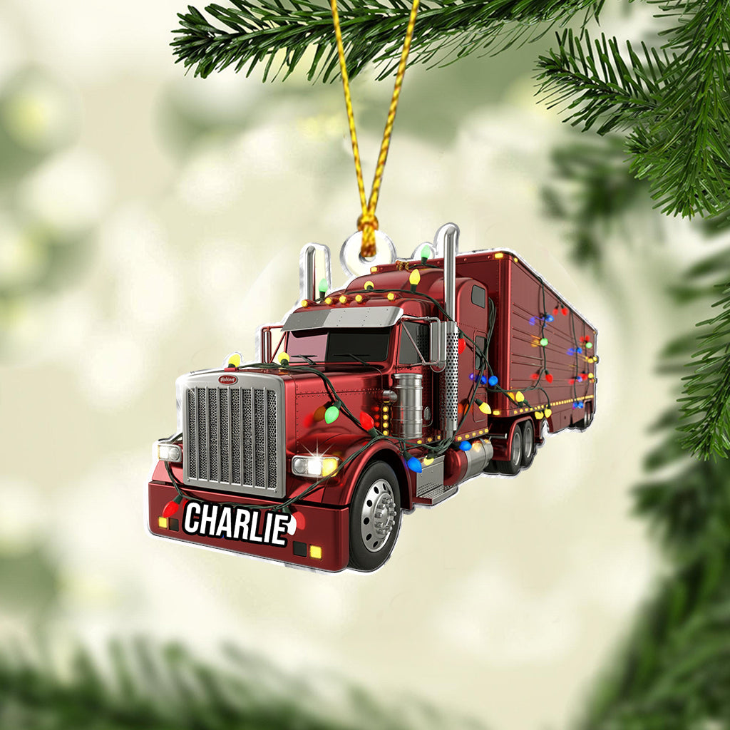 Truck Driver - Personalized Trucker Ornament