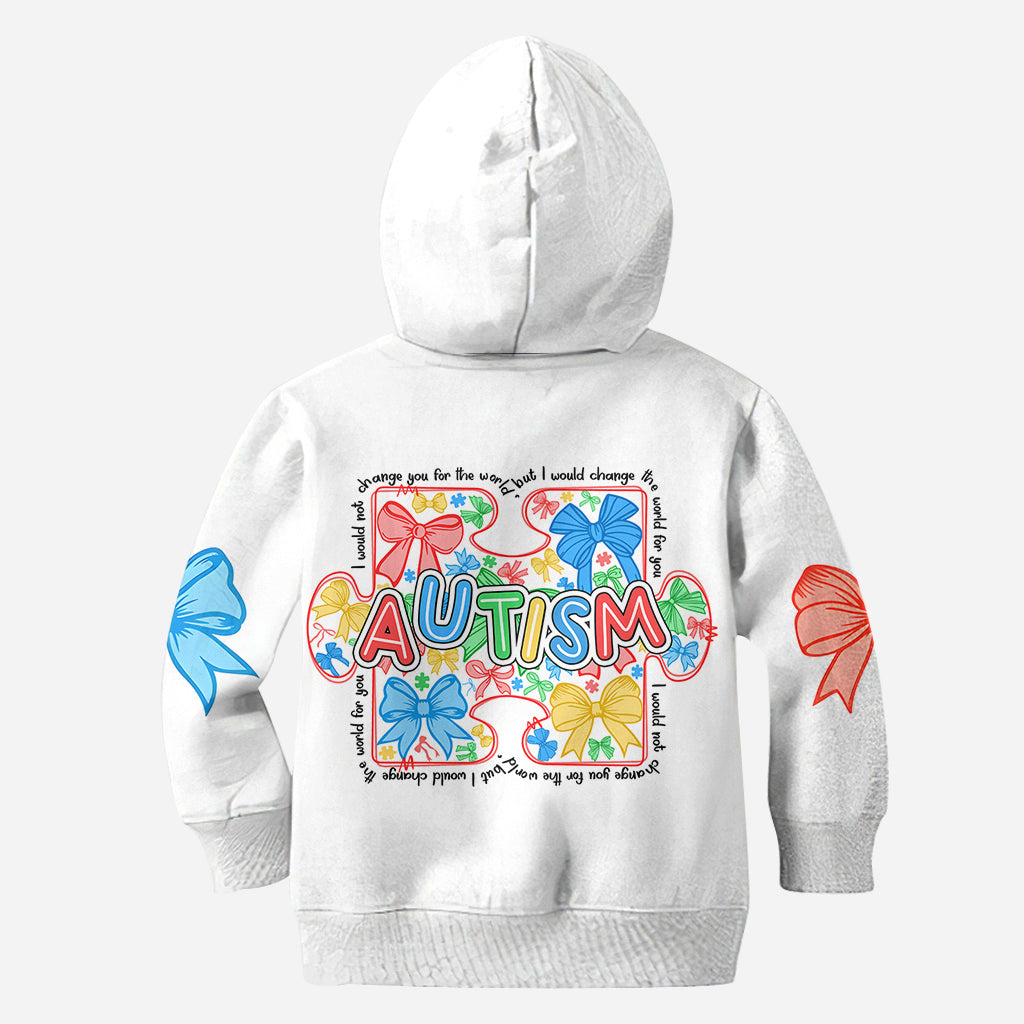 Ich würde die Welt für dich verändern – T-Shirt zur Sensibilisierung für Autismus