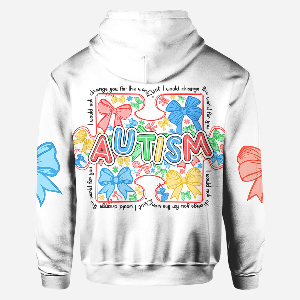 Ich würde die Welt für dich verändern – T-Shirt zur Sensibilisierung für Autismus