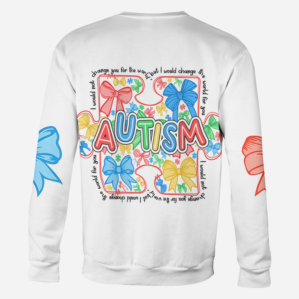 Ich würde die Welt für dich verändern – T-Shirt zur Sensibilisierung für Autismus