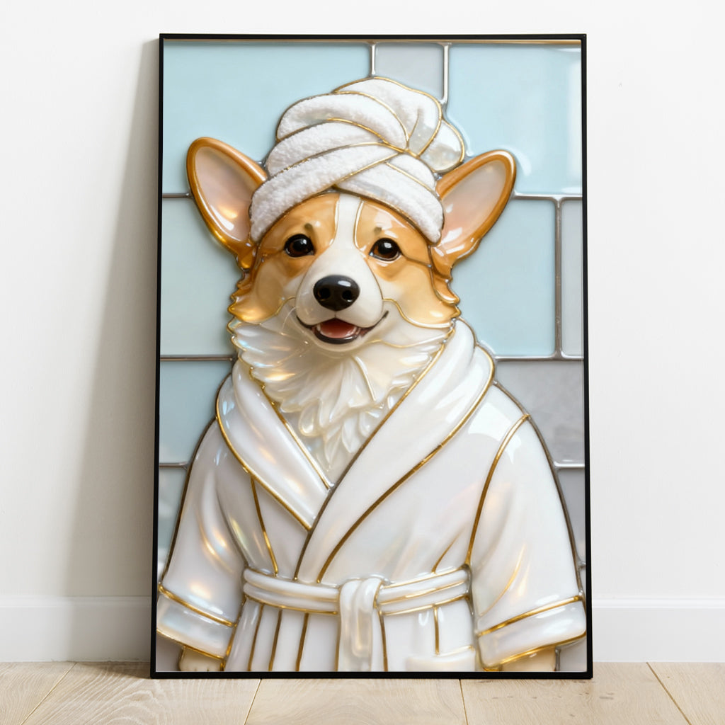 Clean Dog - Personalized Dog Canvas And Poster
