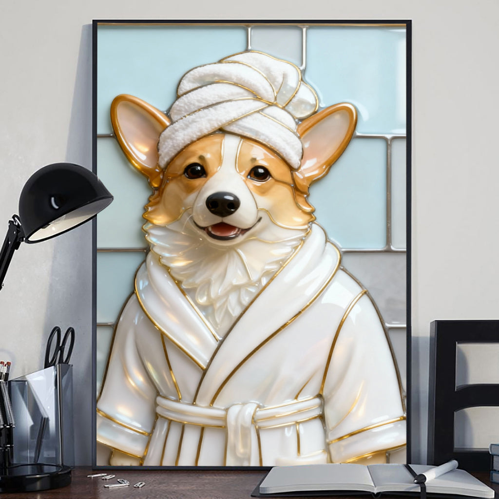 Clean Dog - Personalized Dog Canvas And Poster