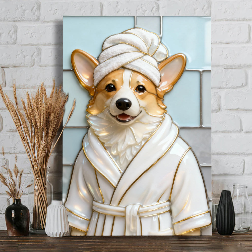 Clean Dog - Personalized Dog Canvas And Poster