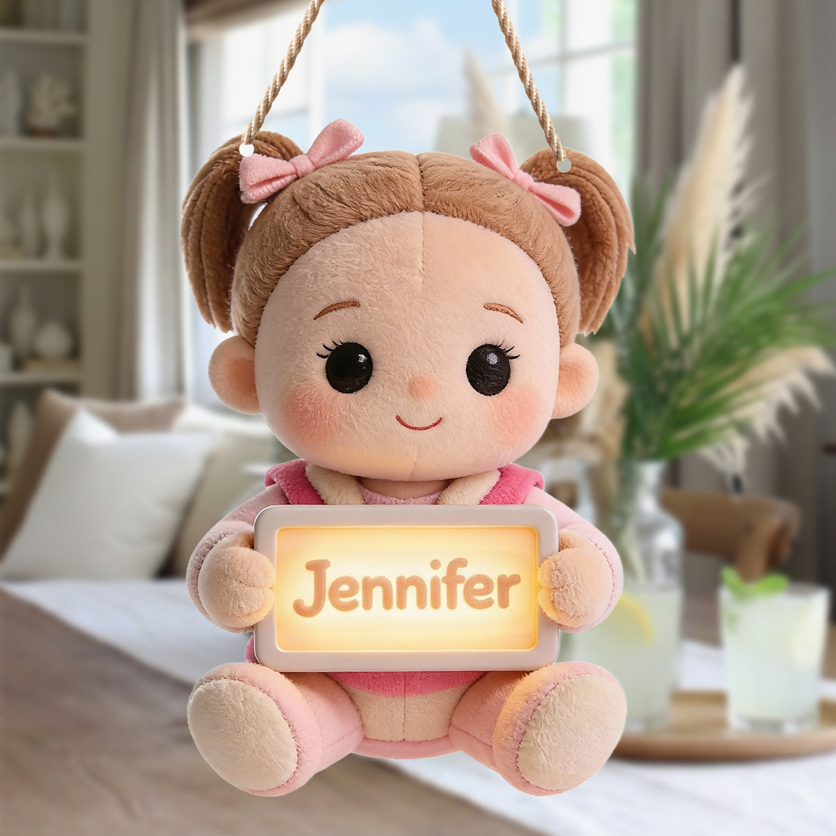 Zimmername - Personalisiertes LED-Licht-Acrylschild für Kinder