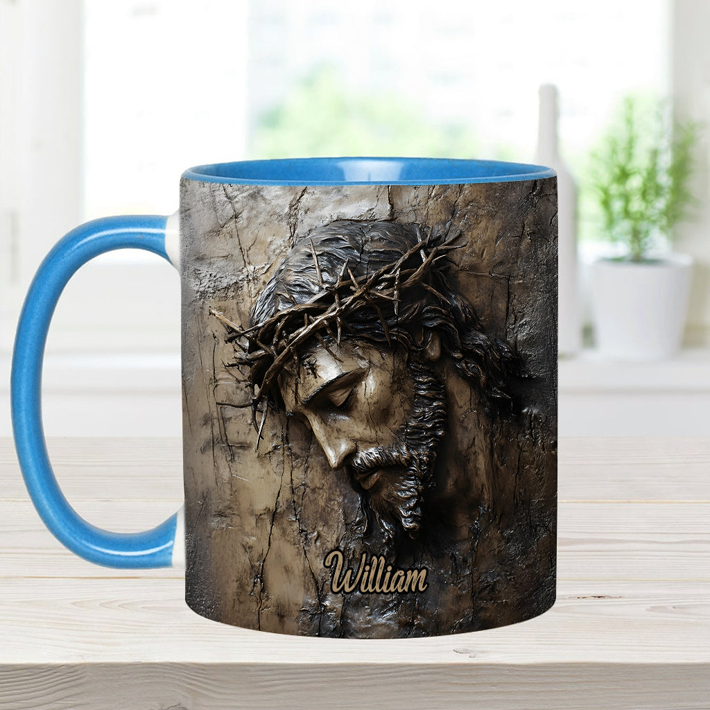 Glaube, Hoffnung, Liebe – Personalisierte Tasse mit christlichem Aufdruck
