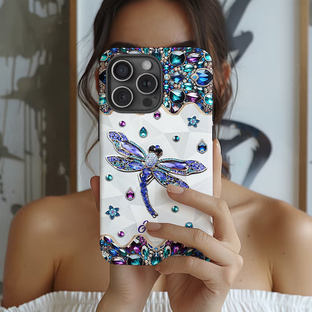 Love Dragonfly - Personalized Dragonfly Full Print Phone Case
