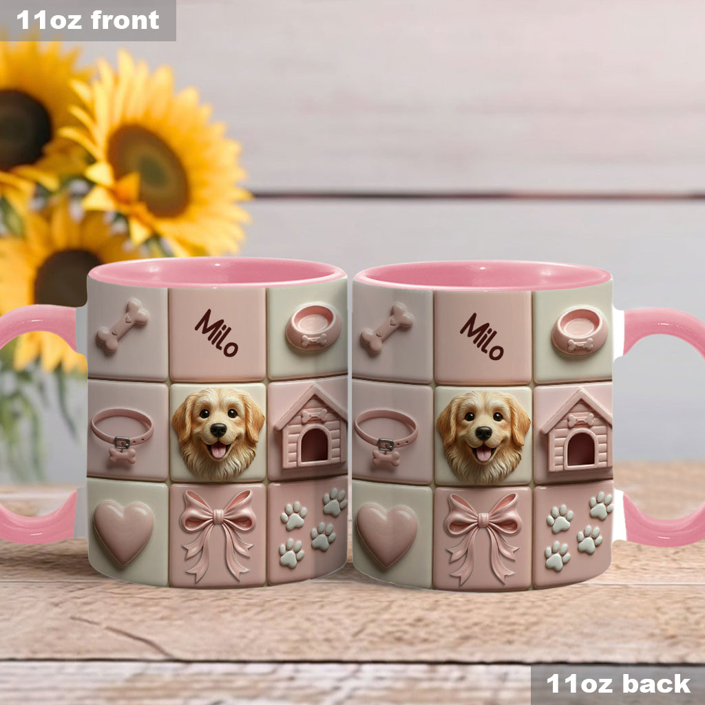 Liebe Hundeliebhaber – personalisierte Tasse mit Hundemotiv