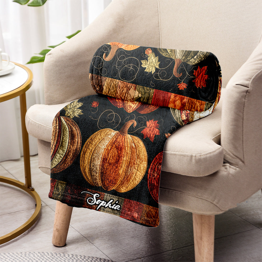 Hallo Herbst – Personalisierte Herbstdecke