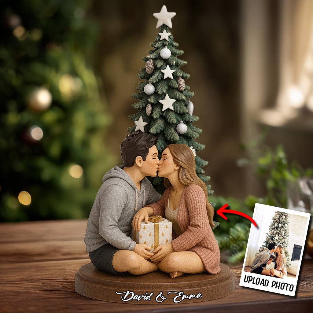 Ich liebe dich – Personalisierte Acrylplakette in individueller Form für Paare