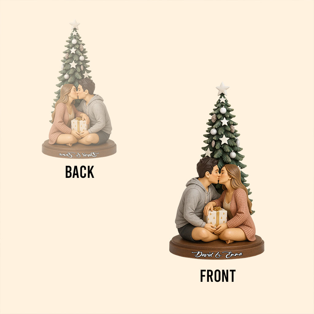 Ich liebe dich – Personalisierte Acrylplakette in individueller Form für Paare