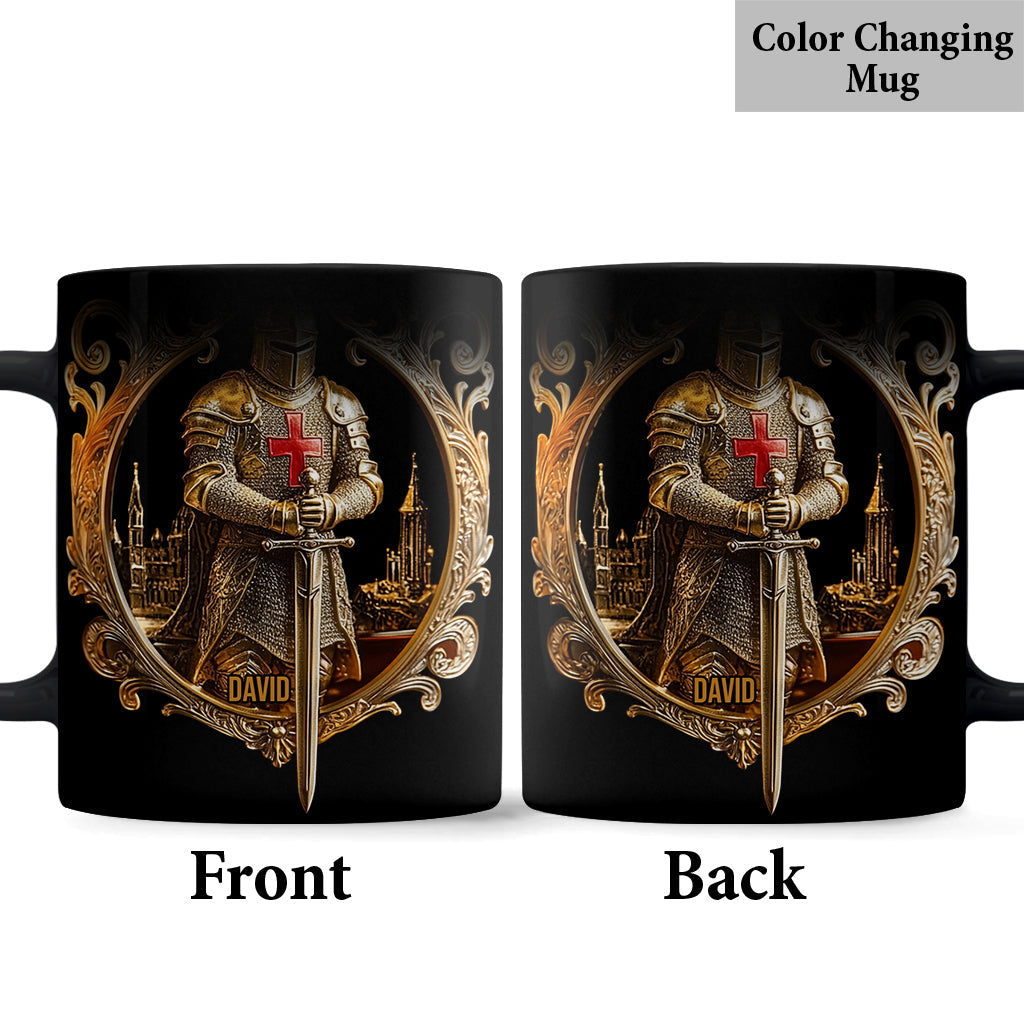 Ritter Gottes – Personalisierte christliche Tasse