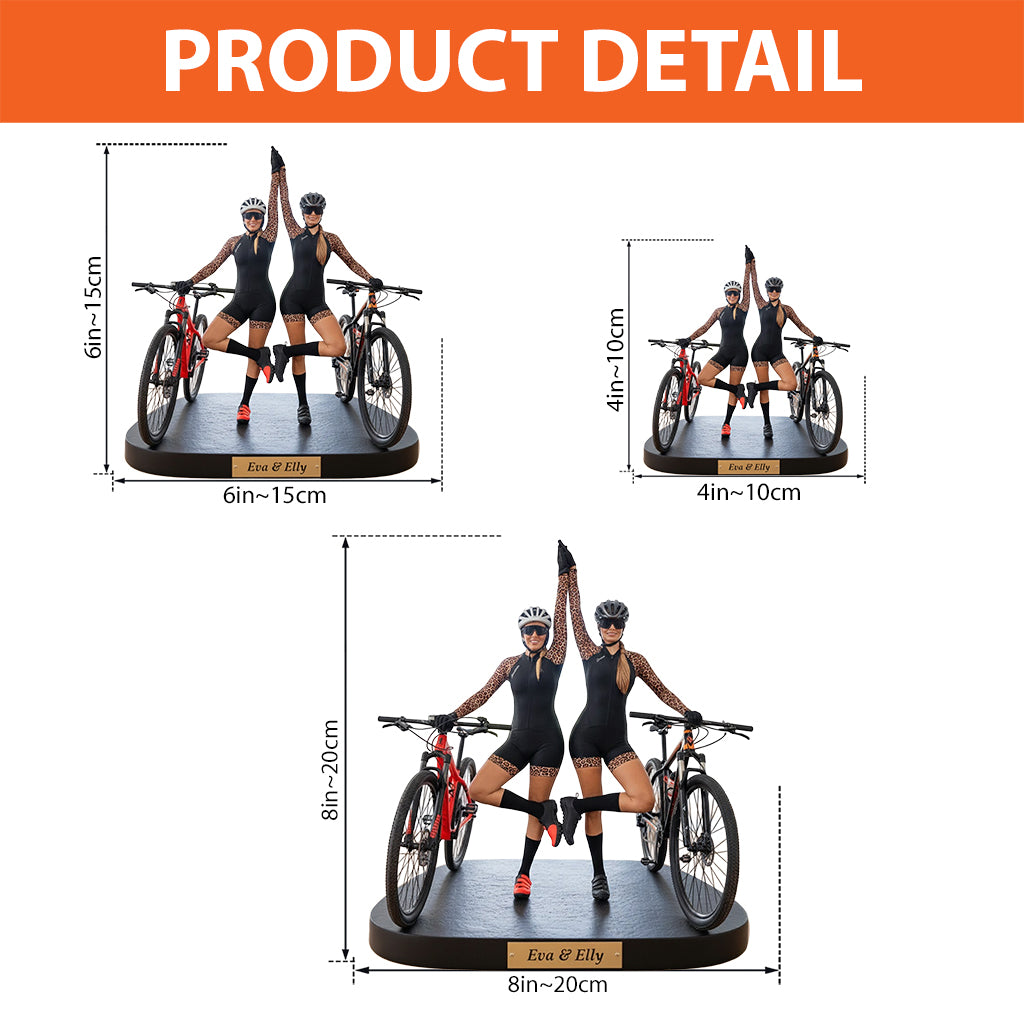 Custom Any Photo - Personalized Cycling Custom Shaped Acrylic Plaque