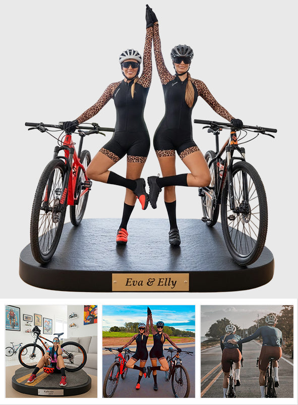 Custom Any Photo - Personalized Cycling Custom Shaped Acrylic Plaque
