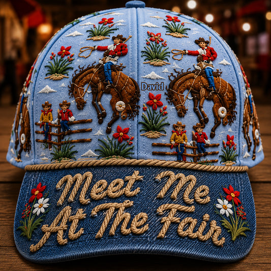 Treffen Sie mich auf der Messe - Personalisierte Western-Outfit Klassische Kappe