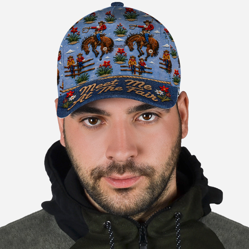 Meet Me At The Fair - Personalized Western Outfit Classic Cap
