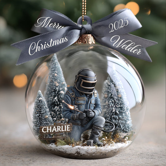 Strong Welder - Personalized Welder Ornament