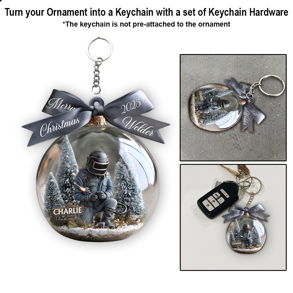 Starker Schweißer – Personalisierter Schweißer-Anhänger