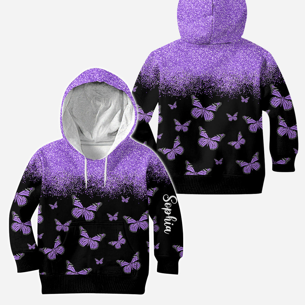 Love Butterflies - Personalized Butterfly Hoodie and Leggings