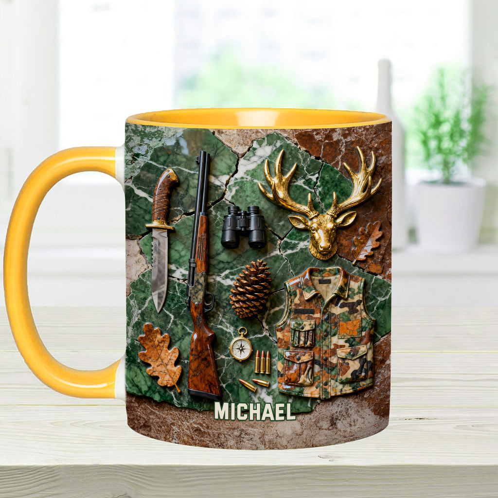 Love Hunting - Personalized Hunting Accent Mug