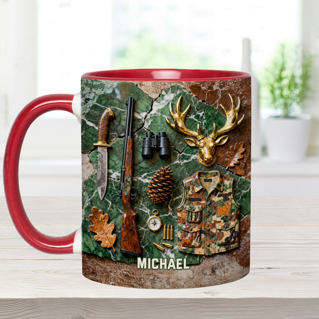 Love Hunting - Personalized Hunting Accent Mug