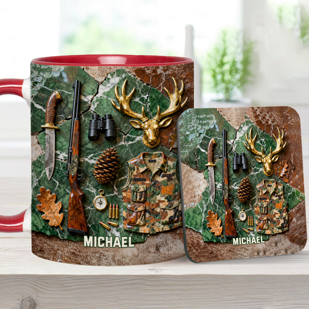 Love Hunting - Personalized Hunting Accent Mug