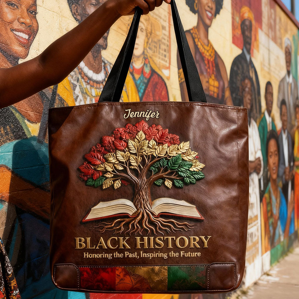 Black History - Personalized African American Tote Bag