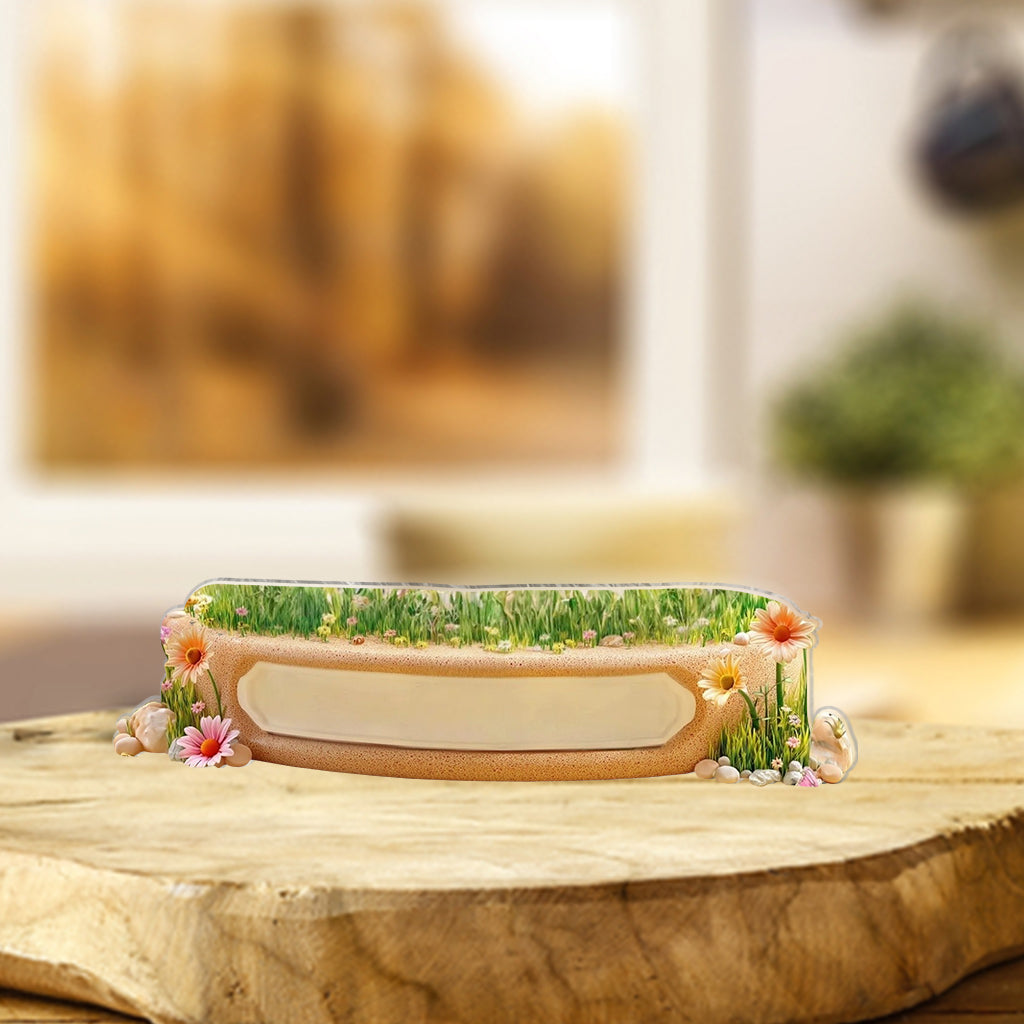 Gift For Grandma, Mom - Little Shits - Personalized Grandma Custom Shaped Acrylic Plaque