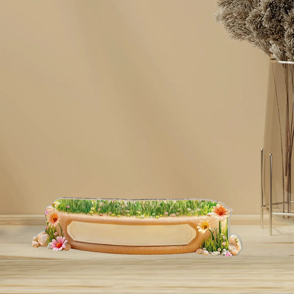 Gift For Grandma, Mom - Little Shits - Personalized Grandma Custom Shaped Acrylic Plaque