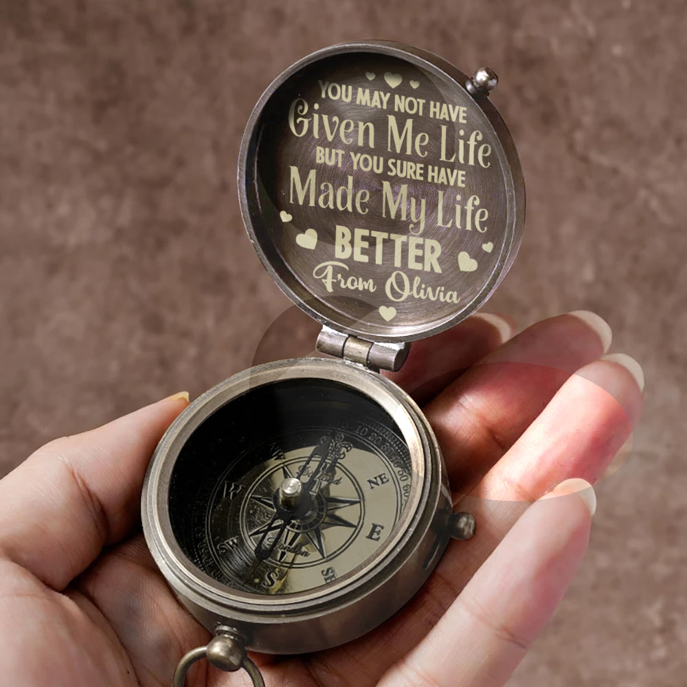 Der beste Bonus-Papa aller Zeiten – Personalisierter Stiefvater-Kompass