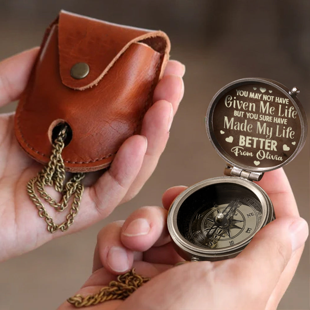 Der beste Bonus-Papa aller Zeiten – Personalisierter Stiefvater-Kompass