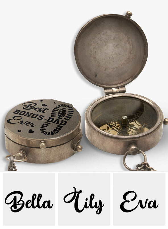 Der beste Bonus-Papa aller Zeiten – Personalisierter Stiefvater-Kompass