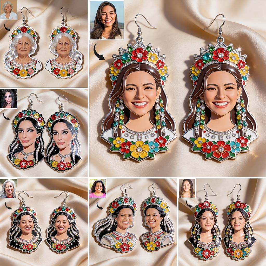 Cinco De Mayo, Mexikanische Vibes - Personalisierte Cinco de Mayo Ohrringe