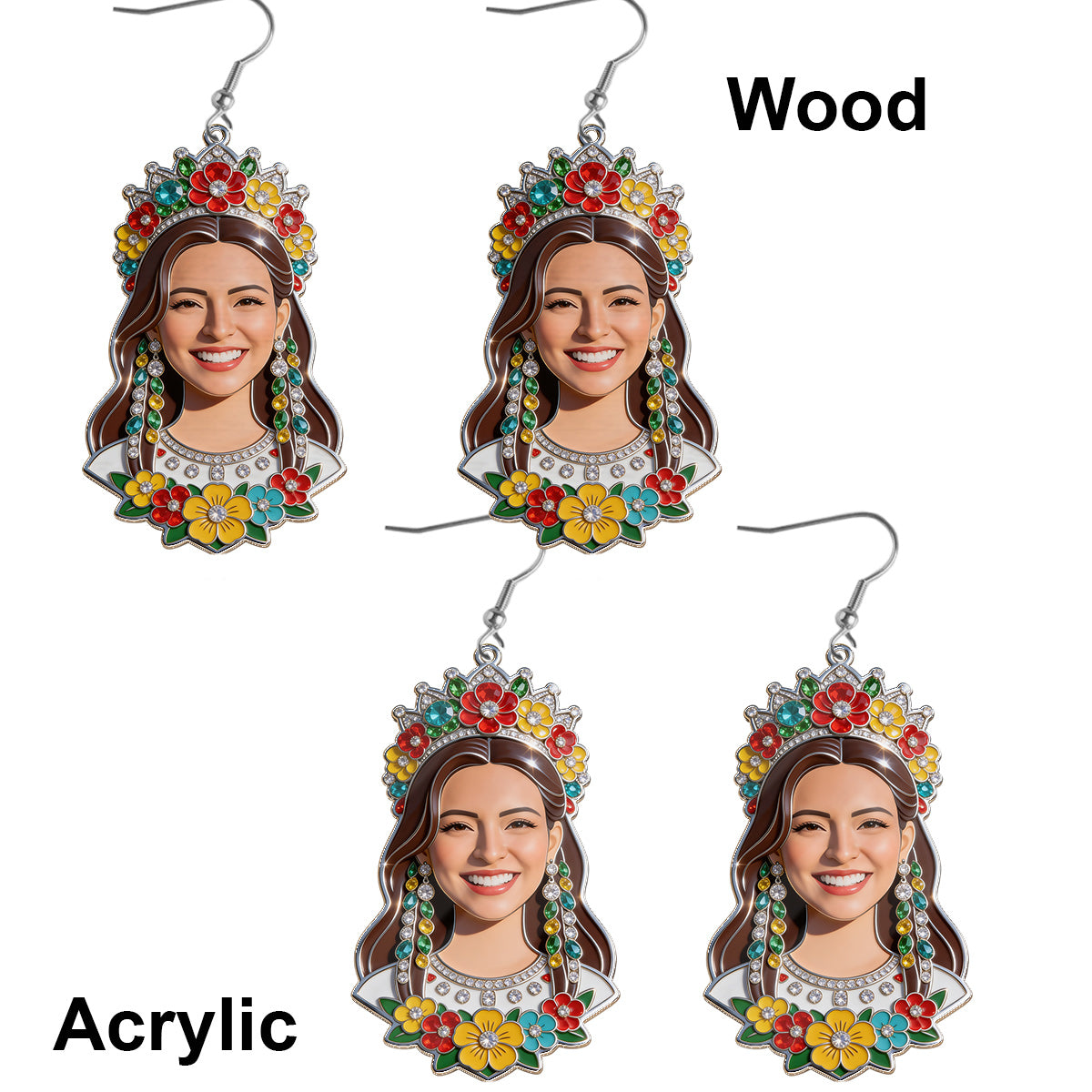 Cinco De Mayo, Mexikanische Vibes - Personalisierte Cinco de Mayo Ohrringe