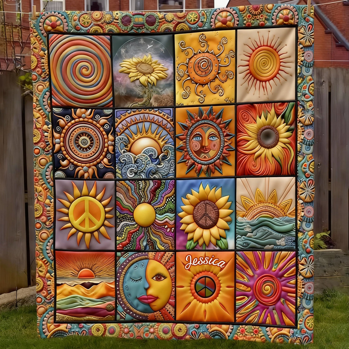 Hippie Souls - Personalized Hippie Blanket