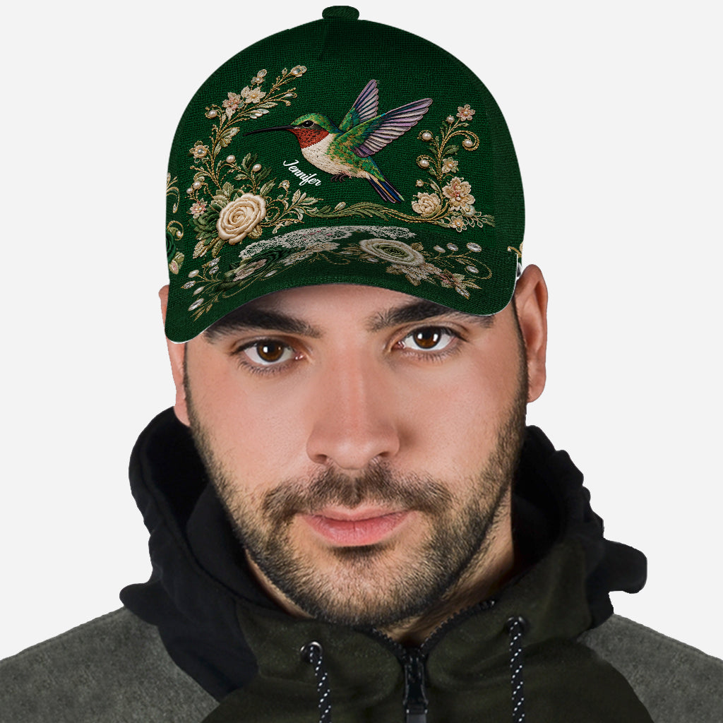 Cute Bird - Personalized Hummingbird Classic Cap
