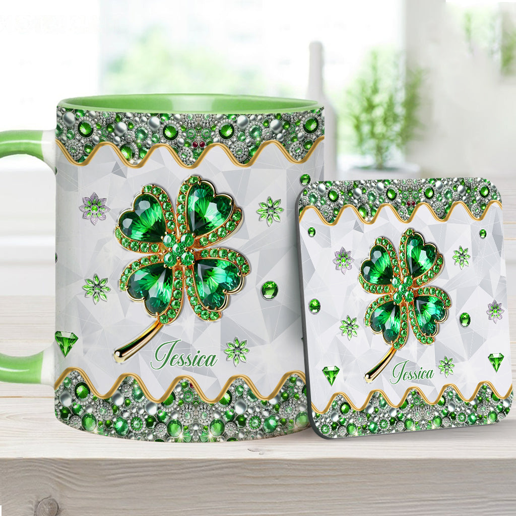 Glückskleeblatt – Personalisierte Tasse zum St. Patrick's Day