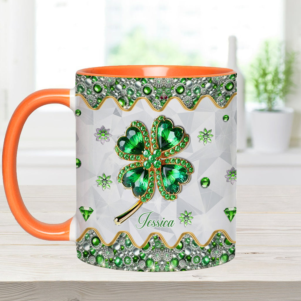 Glückskleeblatt – Personalisierte Tasse zum St. Patrick's Day